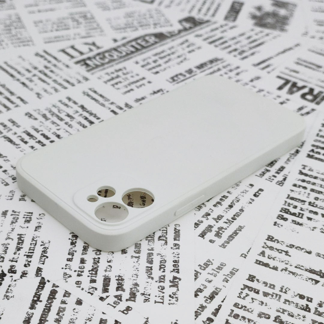 iPhone 12 mini シリコンケース (05) ホワイト (1)｜PayPayフリマ