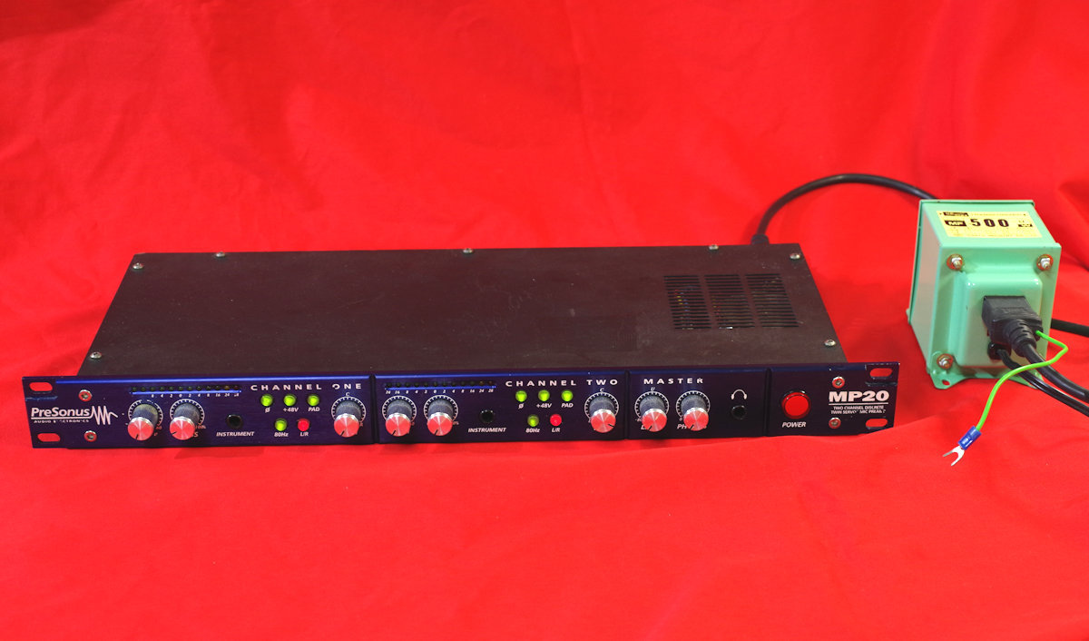 刹*那様 Presonus MP20 ジャンク トランス Yahoo!オークション - PreSonus MP20 マイクプリ jensenマイク