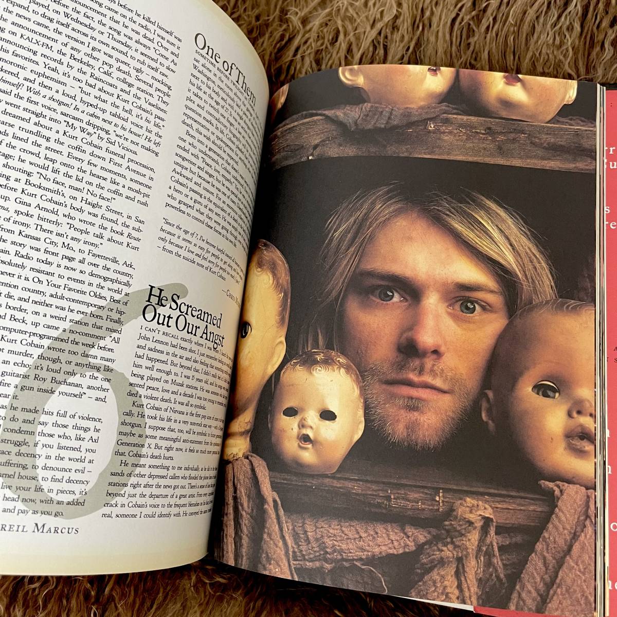 Cobain by the editors of Rolling Stone 洋書 1994年 ニルバーナ カート コバーン ローリングストーン 写真_画像8
