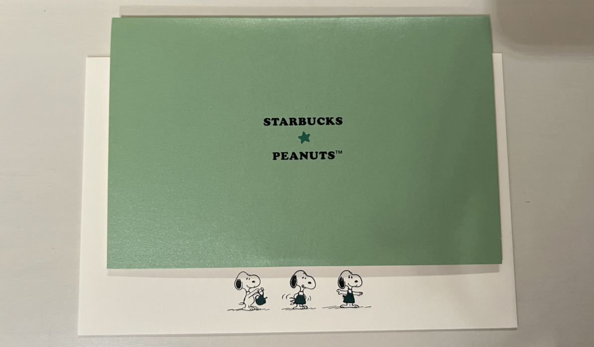  Starbucks Snoopy Starbucks card new goods unused remainder height 2,000 jpy 