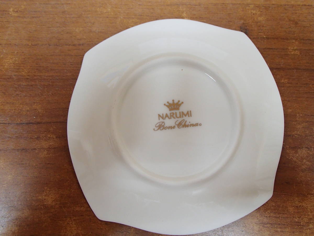 ナルミ ボーンチャイナ NARUMI BONE CHINA 食器 皿 金縁 プレート 洋食器 6枚