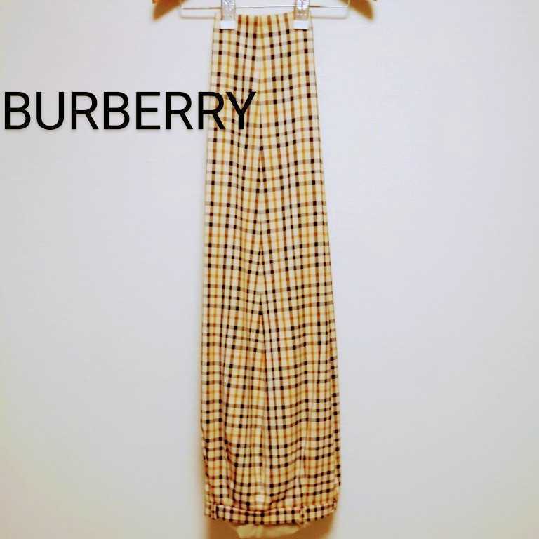 売れ筋がひ! 80s-90s Burberry's ウール チェックスラックス
