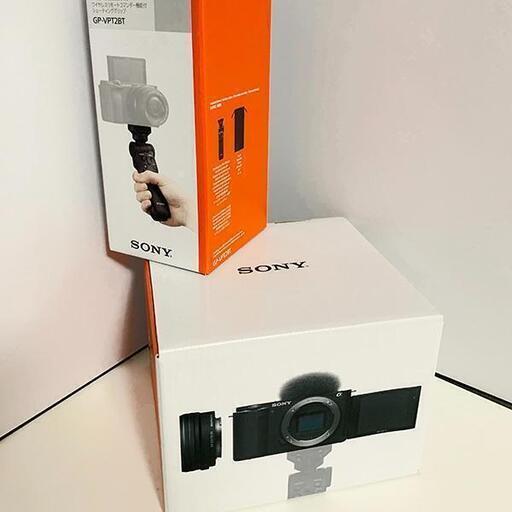 ほぼ未使用【SONY】送料無料 VLOGCAM ZV-E10L +グリップセット