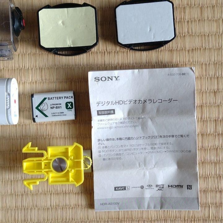 SONY　HDR-AS100V　デジタルHDビデオカメラレコーダー　ソニー アクションカム