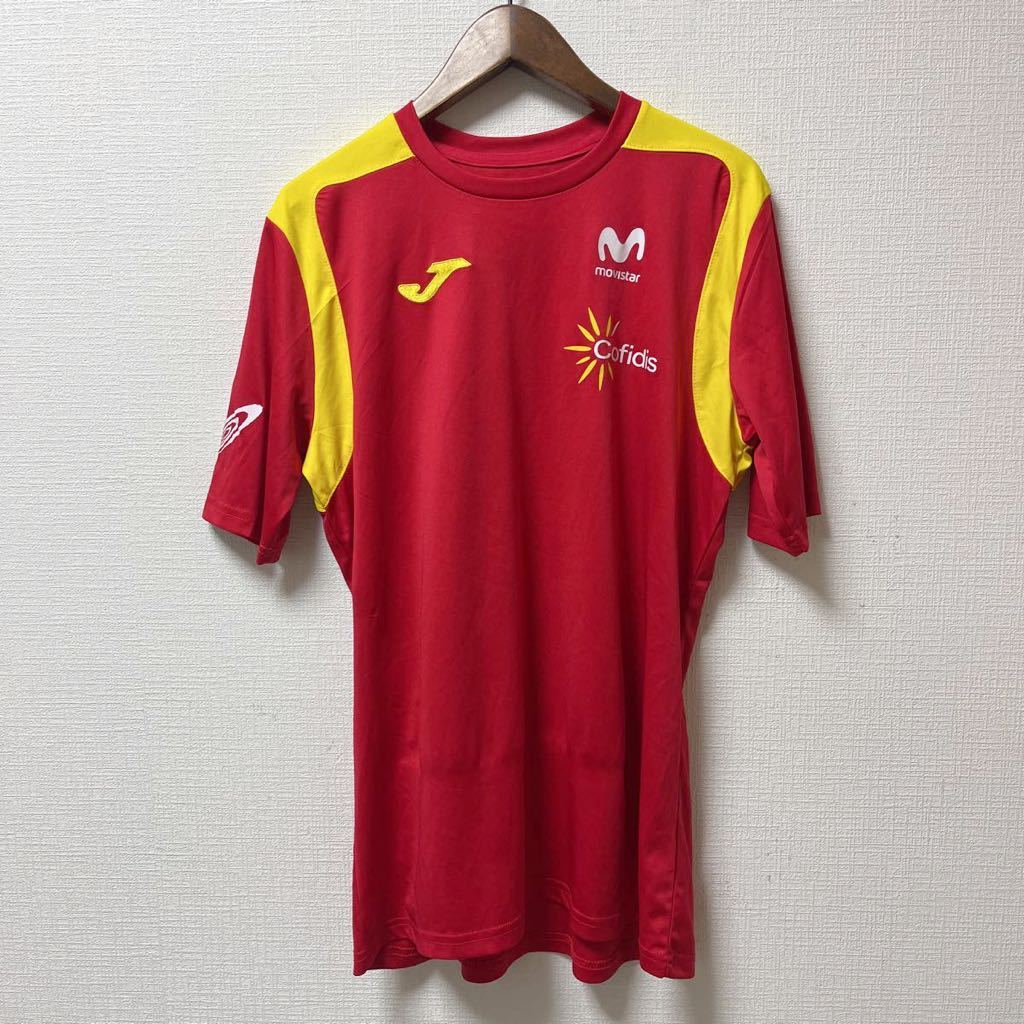 Cofidis コフィディス 半袖Tシャツ USA Sサイズ レッド ポリエステル ロードレース_画像1