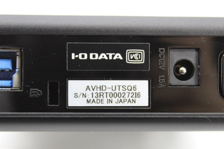 アイ・オー・データ IO DATA 録画用HDD ブラック 6TB AVHDUTSQ6 AVHD