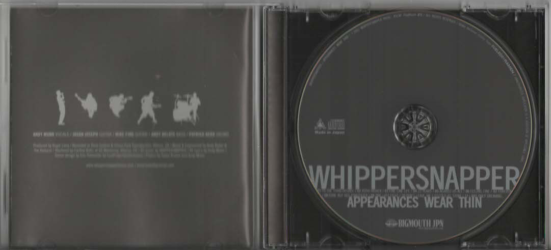 ★WHIPPERSNAPPER ホイッパースナッパー｜APPEARANCES WEAR THIN｜TO THE THIRD DEGREE/ONE LAST FIGHT｜BIGMJ-0005｜2002/03/10_画像4