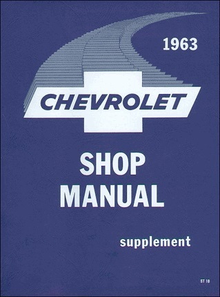 [002337] 1963 Impala shop manual Chevrolet English version service book 