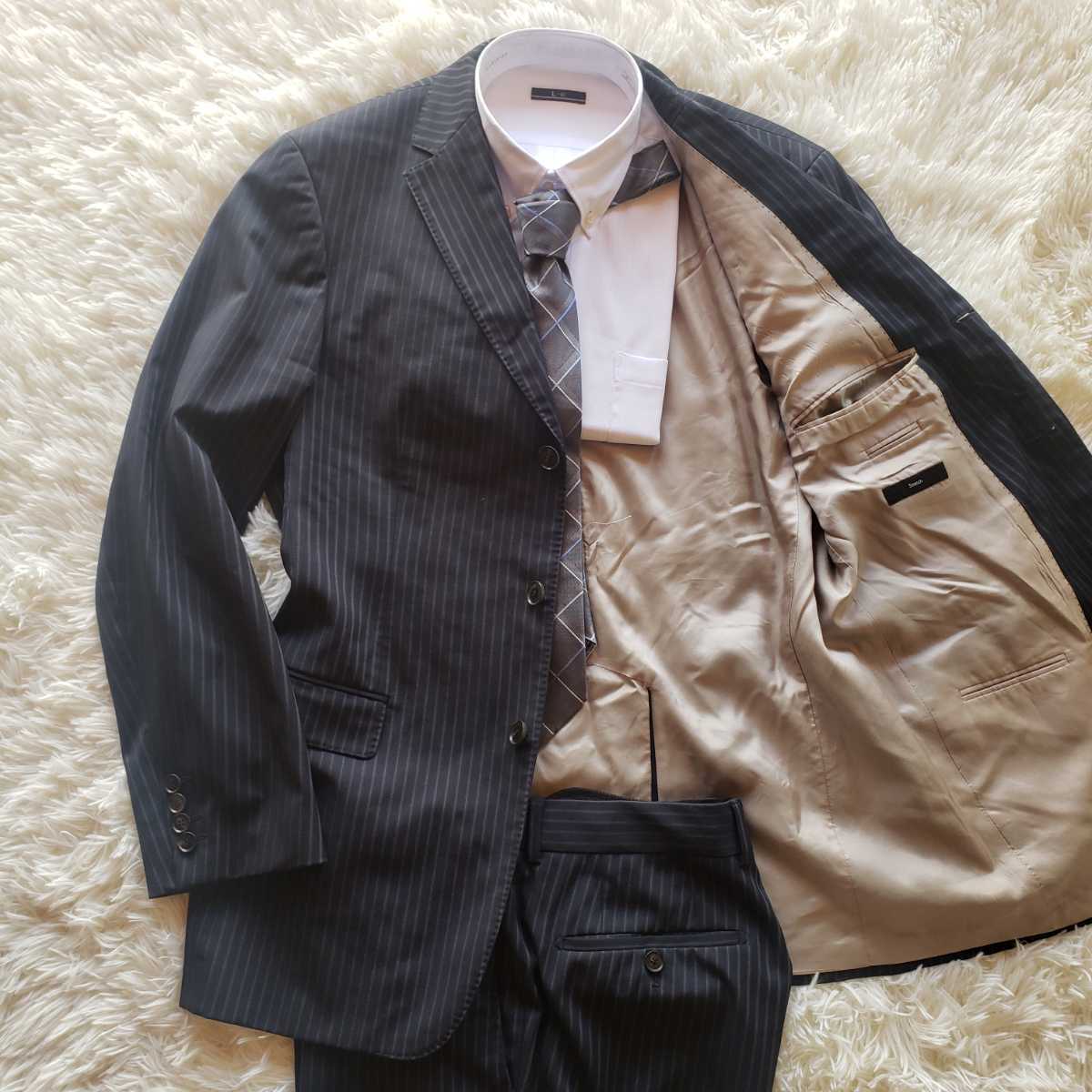 美品】ヒューゴボス『大人の総裏地』HUGO BOSS スーツセットアップ