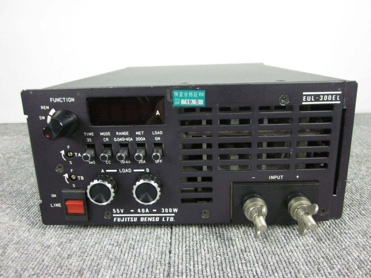 電子負荷装置 ELECTRONIC LOAD EUL-300EL FUJITSU DENSO 電子負荷装置 ELECTRONIC LOAD EUL-300EL FUJITSU DENSO