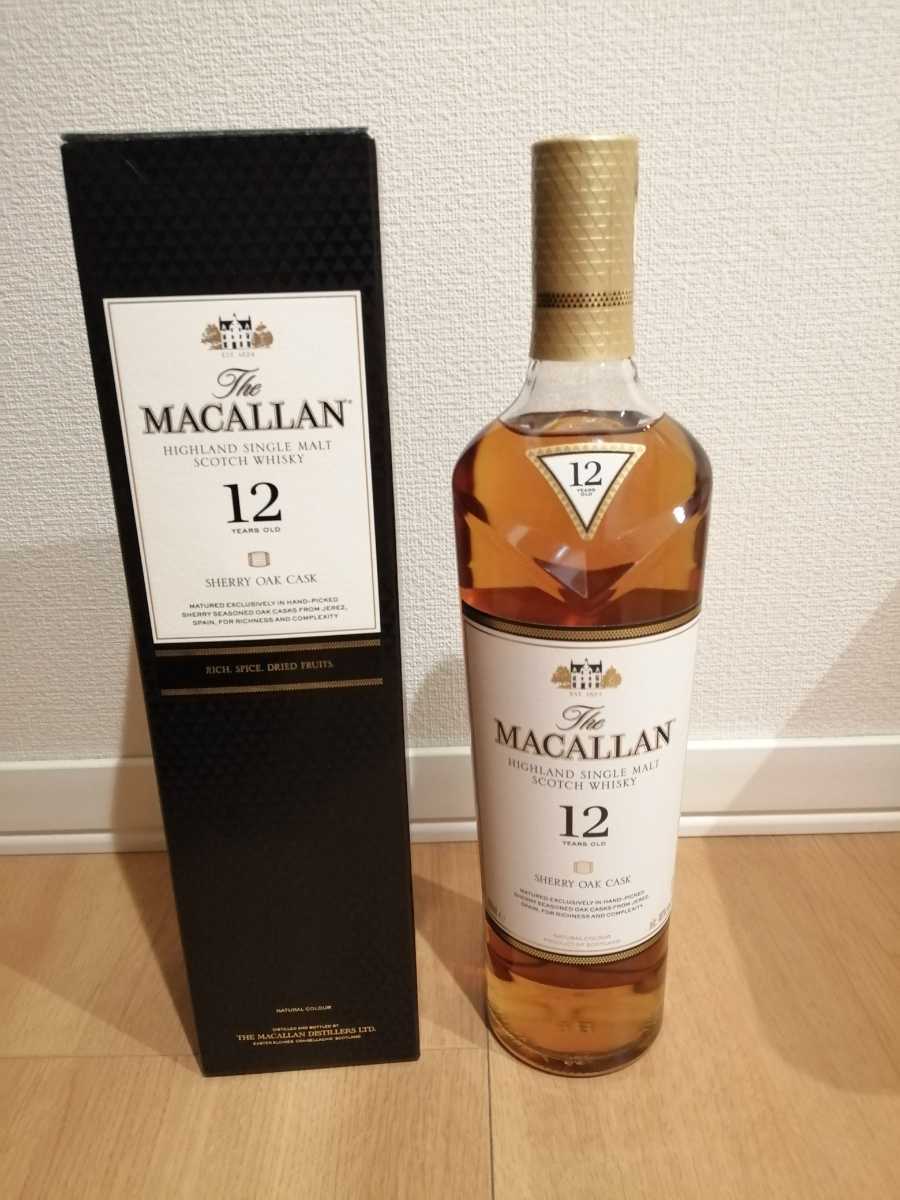 新品 マッカラン 12年 スコッチウイスキー シェリーオークカスク 700ml