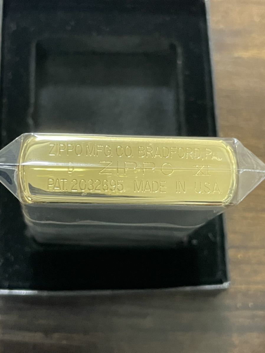 zippo WINDY 1937REPLICA ウィンディ 筆記体 4面ゴールド 1995年製