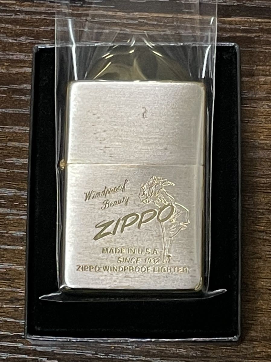 zippo WINDY 1937REPLICA ウィンディ 筆記体 4面ゴールド 1995年製