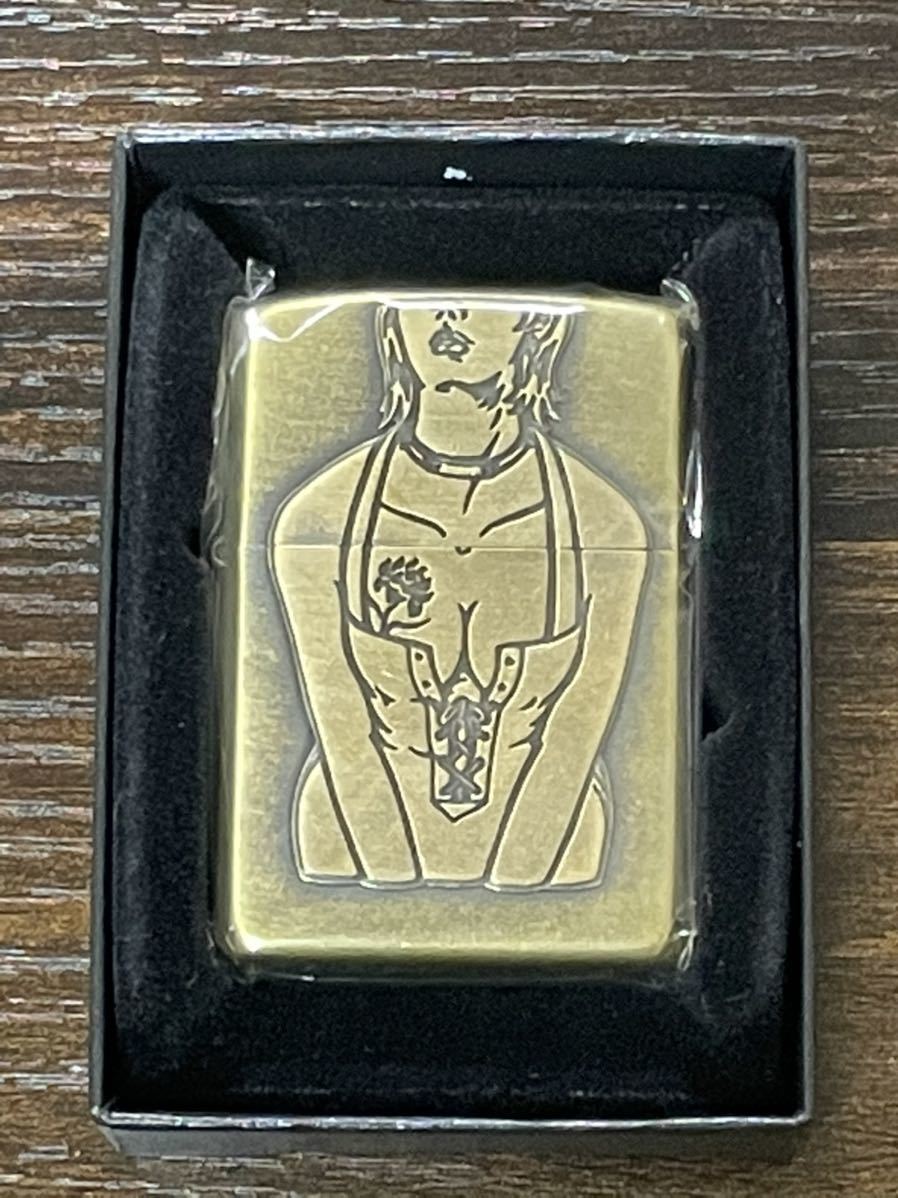 zippo beauty sexy GOLD ゴールド バスト アップ 2000年製 年代物 金