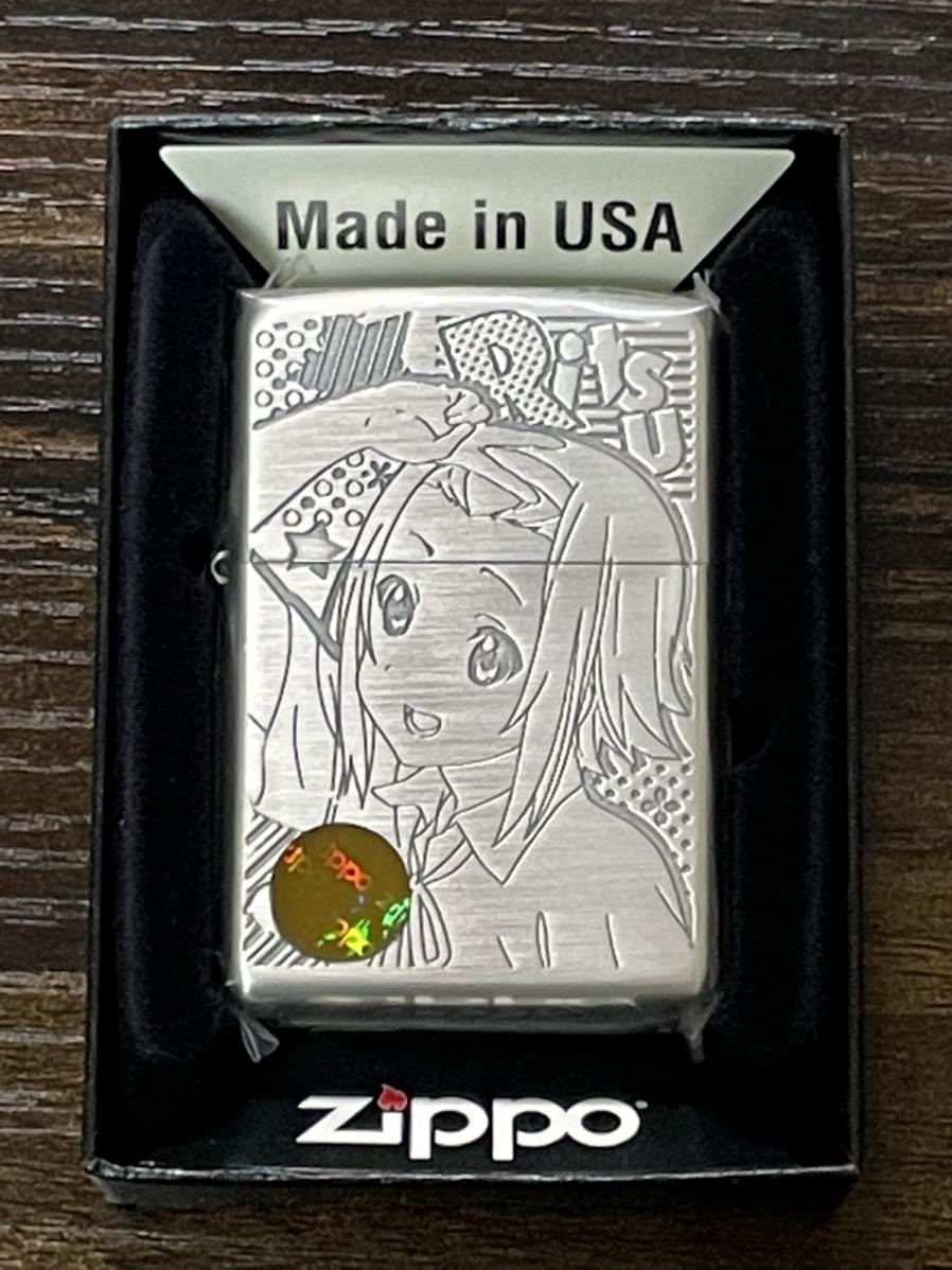 zippo けいおん !! 田井中 律 アニメ 両面デザイン K-ON 2011年製 Ritsu TAINAKA Mio AKIYAMA 秋山澪 デットストック 専用ケース 保証書_画像2