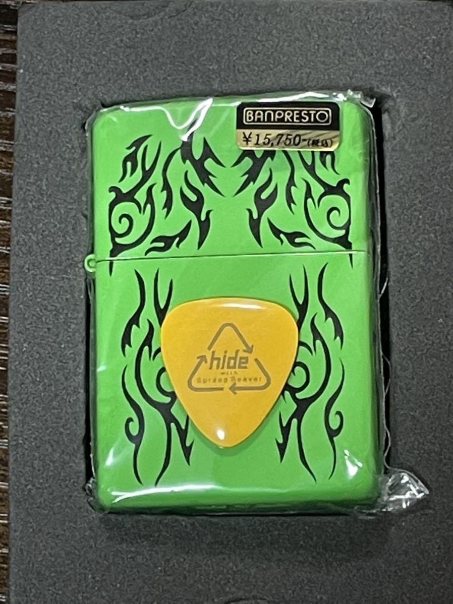 zippo hide Revival Version Part2 ピック 立体メタル ヒデ 2009年製 HERDWAX No.1 hide コスチューム デットストック 専用ケース 保証書_画像2