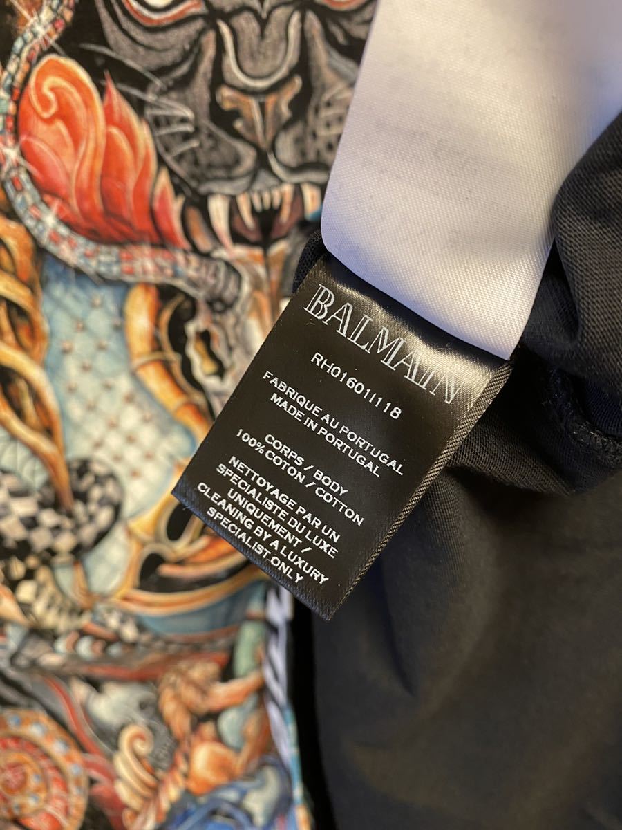新品 送料無料 国内正規 未使用 19SS BALMAIN バルマン デンジャラス T