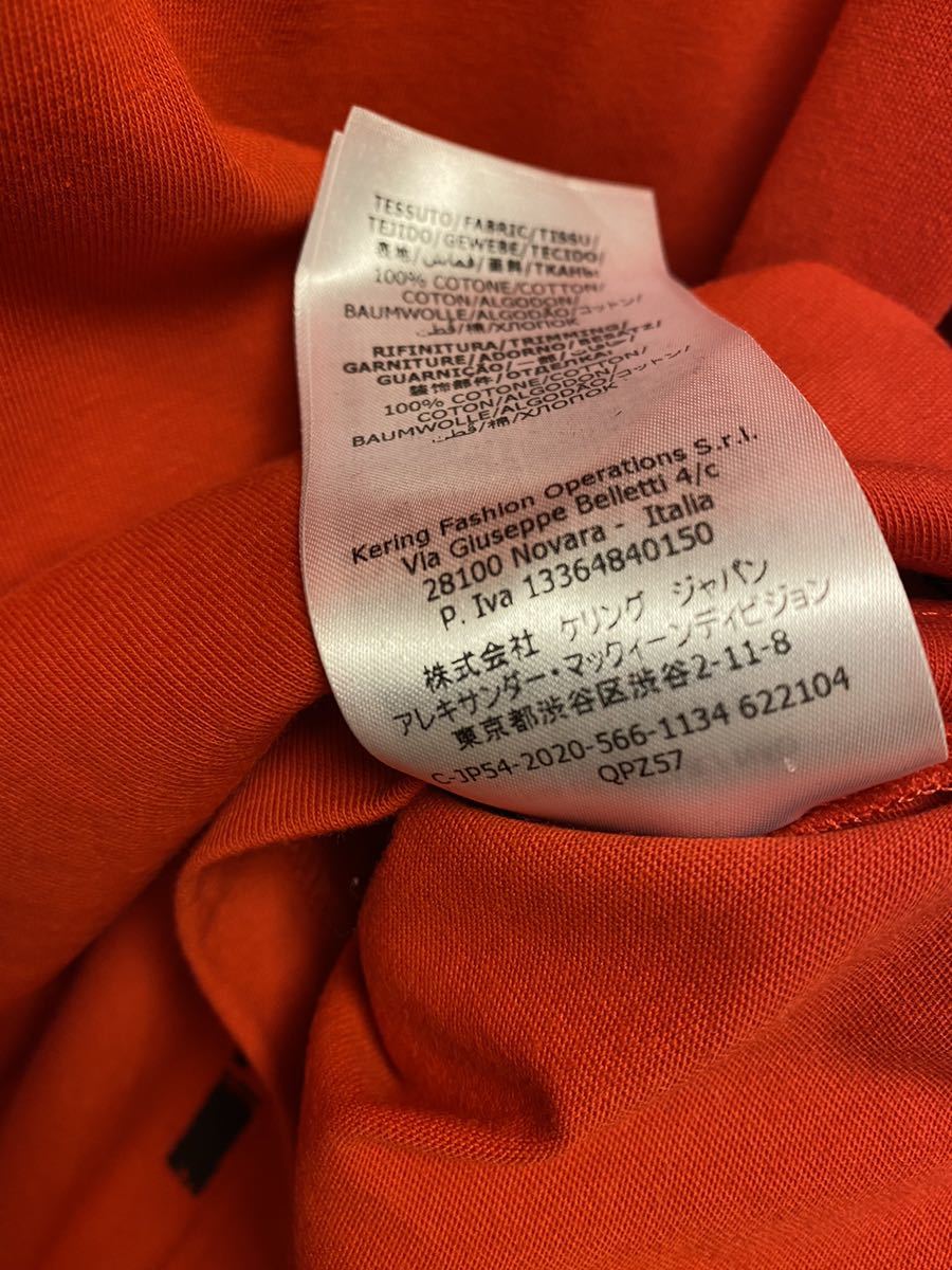 【ALEXANDER McQUEEN 】マックイーン グラフィティTシャツ 正規新品 21SS ALEXANDER McQUEEN アレキサンダーマックイーン