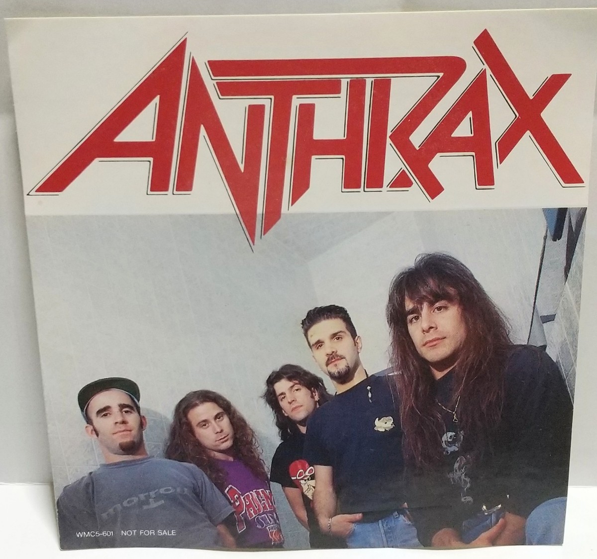 ANTHRAX アンスラックス 非売品 シール ステッカー 未使用中古