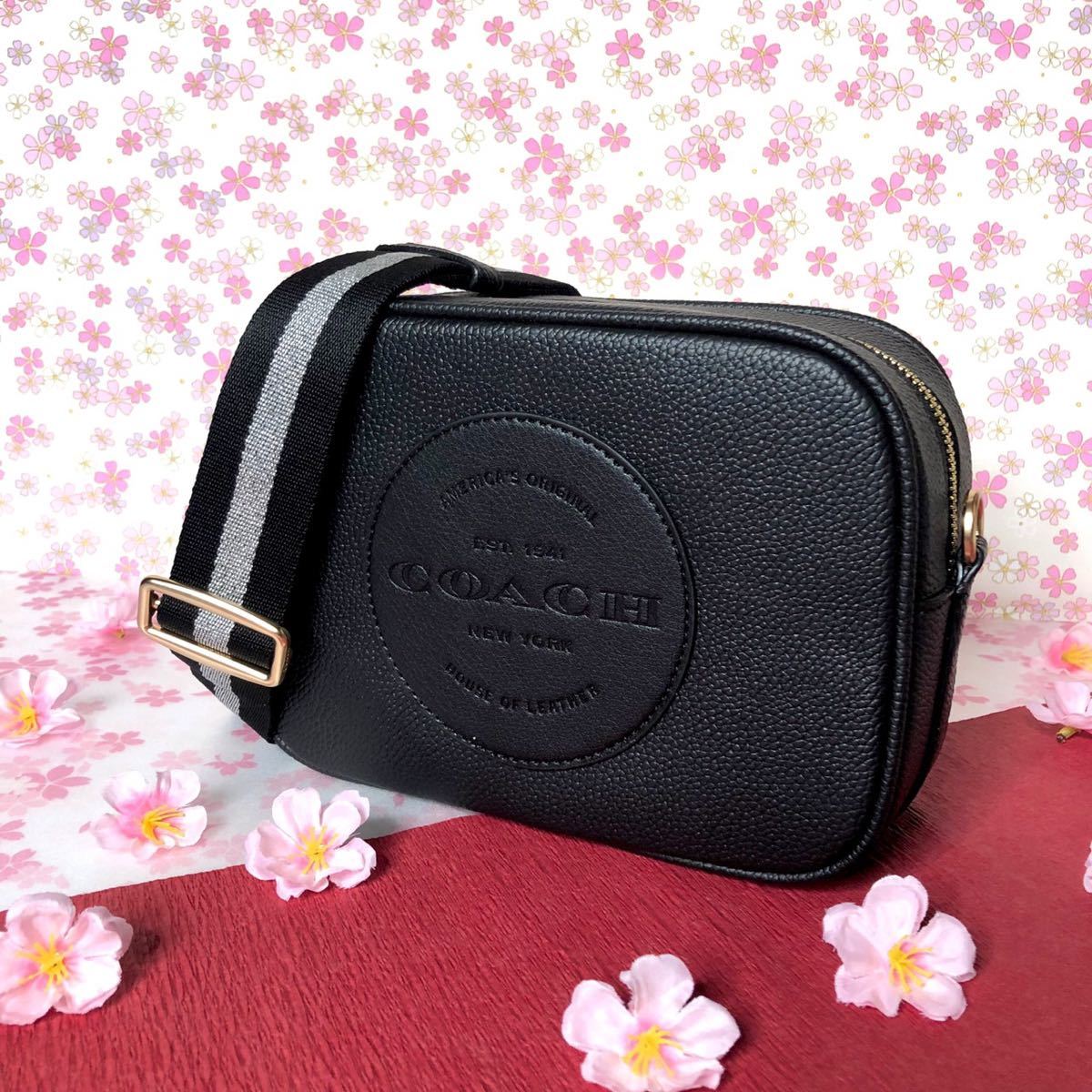 COACHコーチ ショルダーバッグ ブラック 新作 新品 melodiapet.com.br