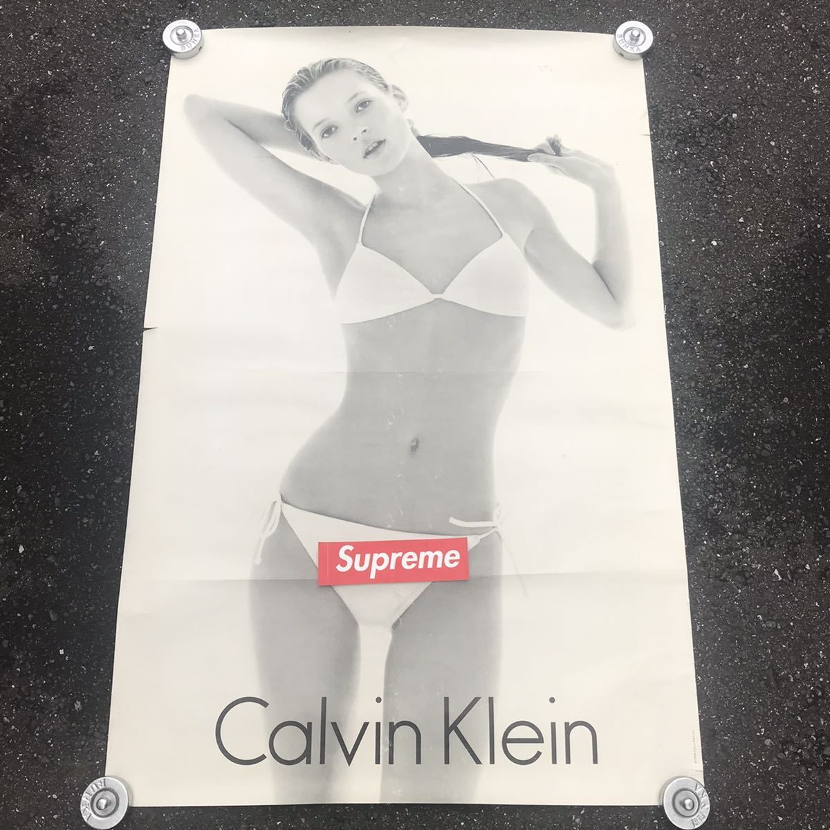 ビンテージ Calvin Klein カルバンクライン Kaws ケイトモス Supreme シュプリーム OriginalFake ブルースウェーバー ポスター Tシャツ