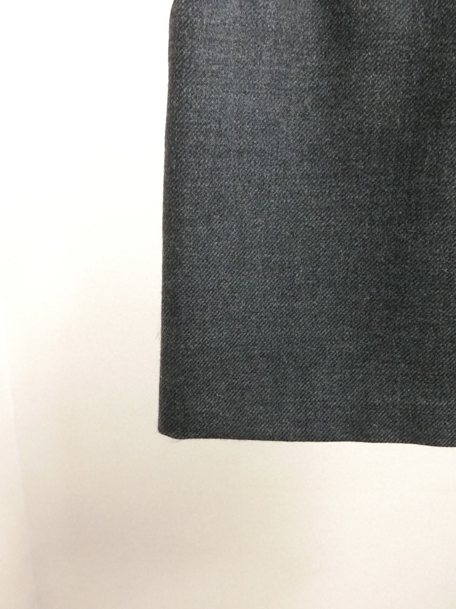 美品 BALLSEY ウール タイト ミニ スカート 日本製 36 グレー 灰 TOMORROWLAND レディース ZB2001-715_画像2