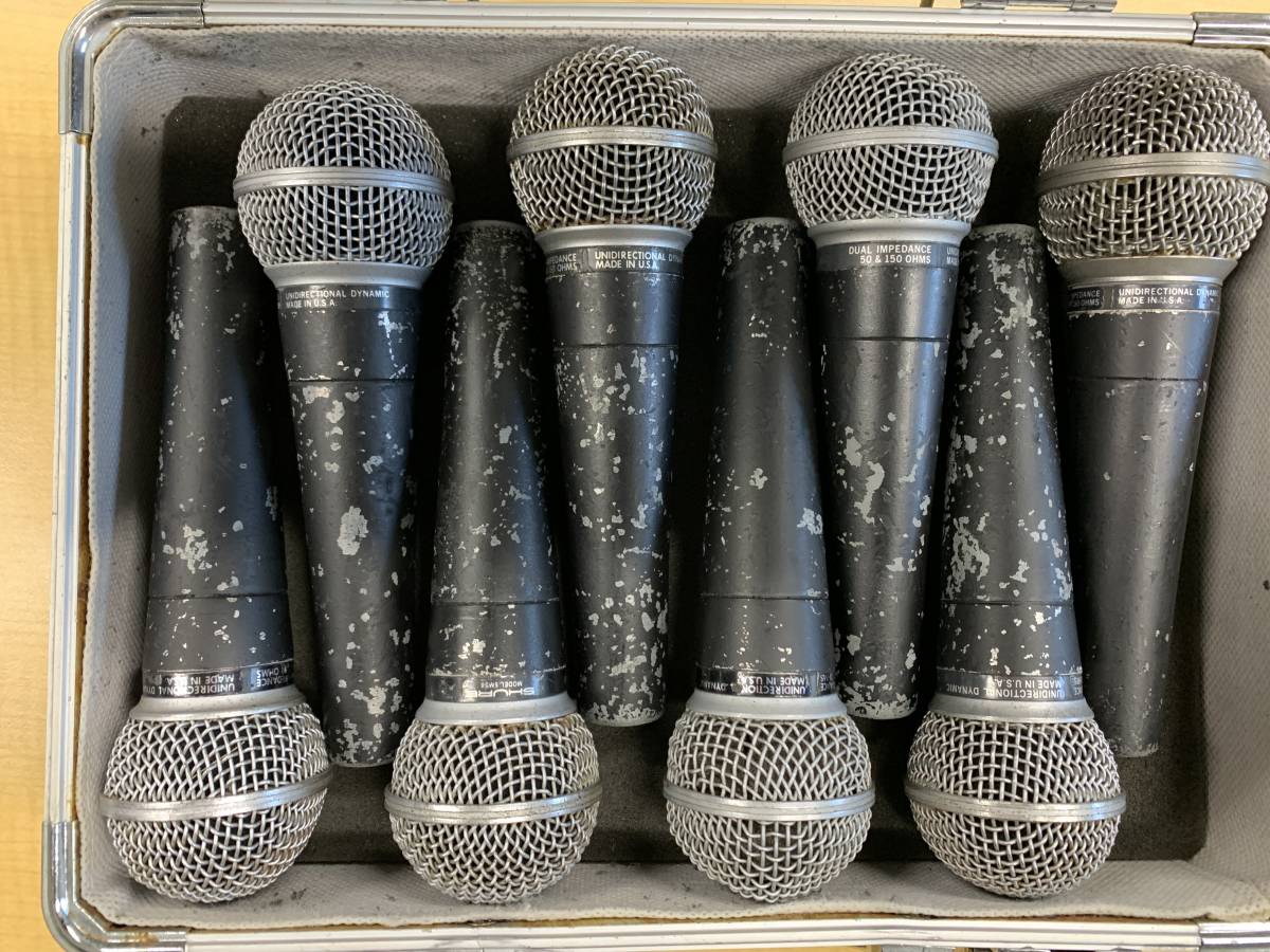 SHURE SM58 MADE IN USA ポルシェロゴ ダイナミックマイク-