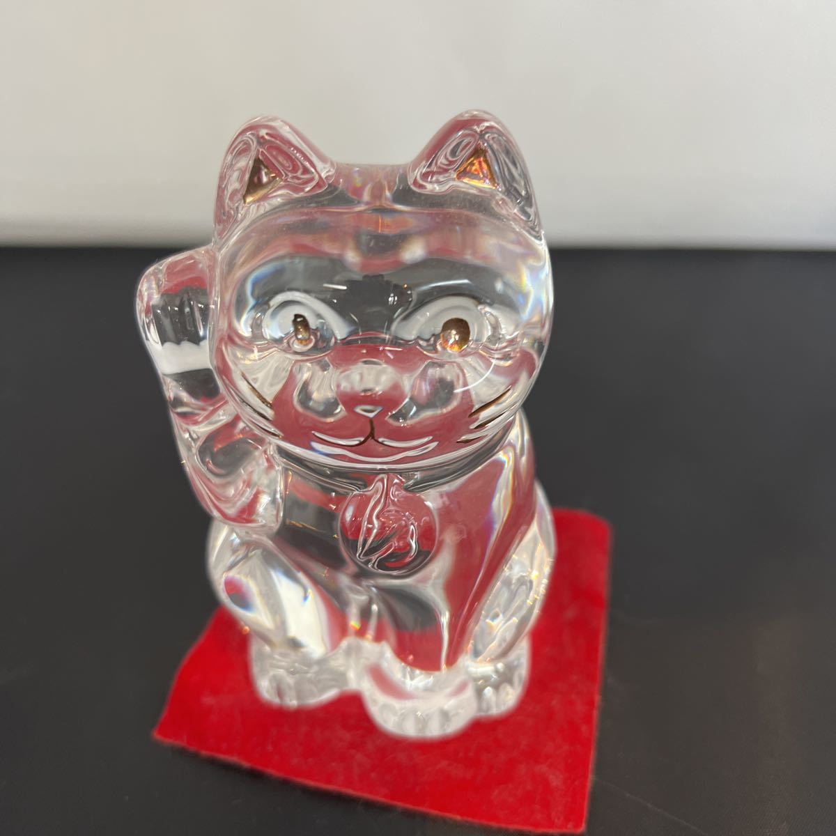 バカラ　招き猫　クリスタル　Baccarat_画像1