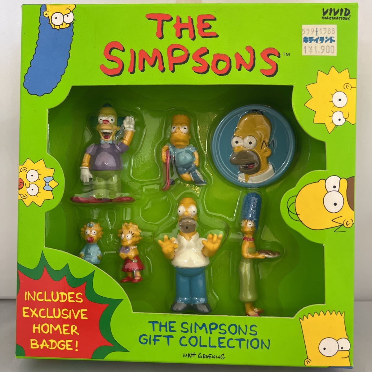 SIMPSONS ビンテージフィギュア GIFT COLLECTION 的详细信息 | One Map