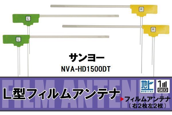 フィルムアンテナ 地デジ ワンセグ フルセグ サンヨー SANYO 用 NVA-HD1500DT 対応 高感度 受信 ナビ 車_画像1