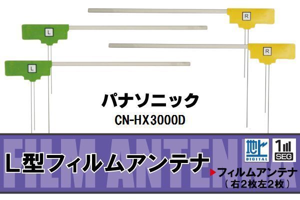 フィルムアンテナ 地デジ ワンセグ フルセグ パナソニック Panasonic 用 CN-HX3000D 対応 高感度 受信 ナビ 車_画像1