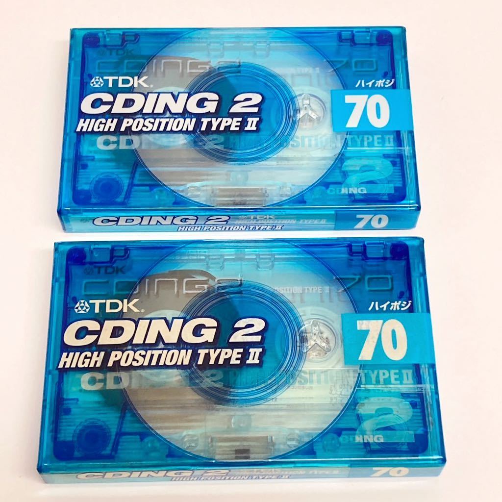 新作 大人気 カセットテープ TDK CDing2 60分 昭和レトロ