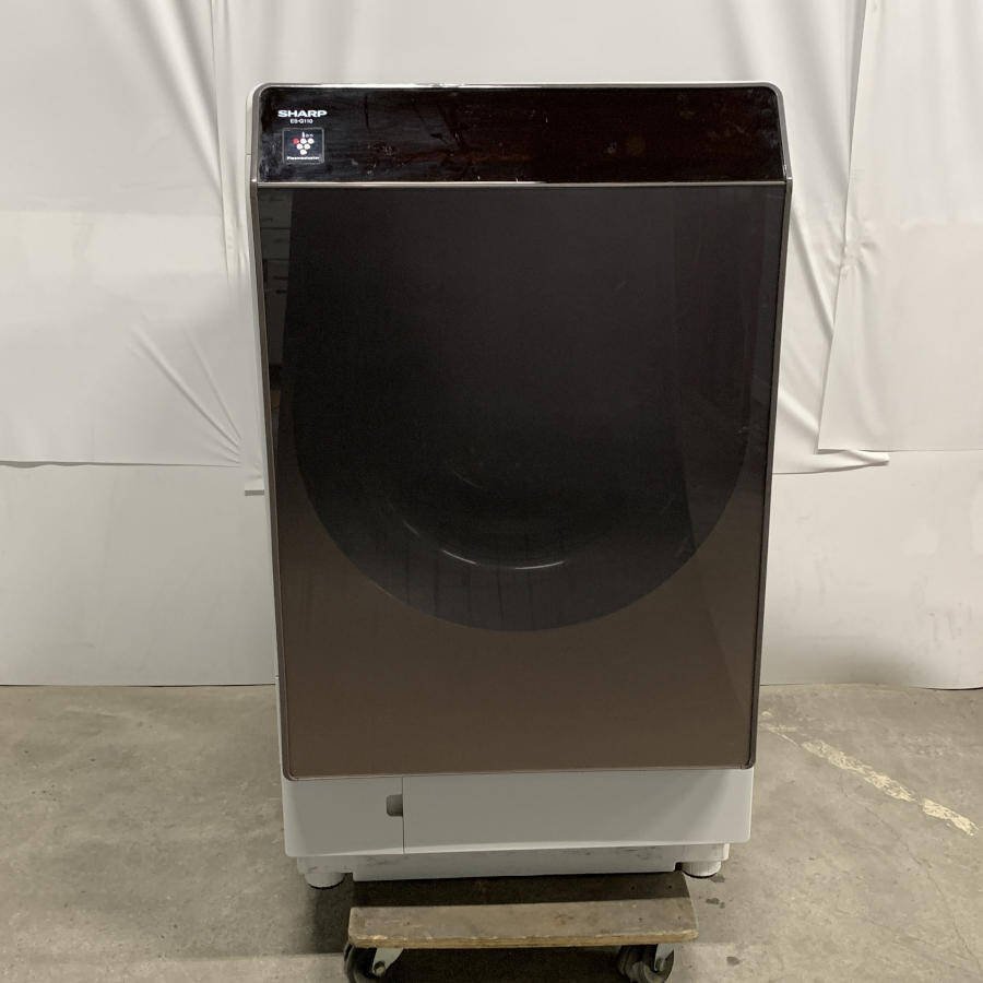 SHARP ES-G110-TL ドラム式電気洗濯機乾燥機 給排水ホース他付 2018年