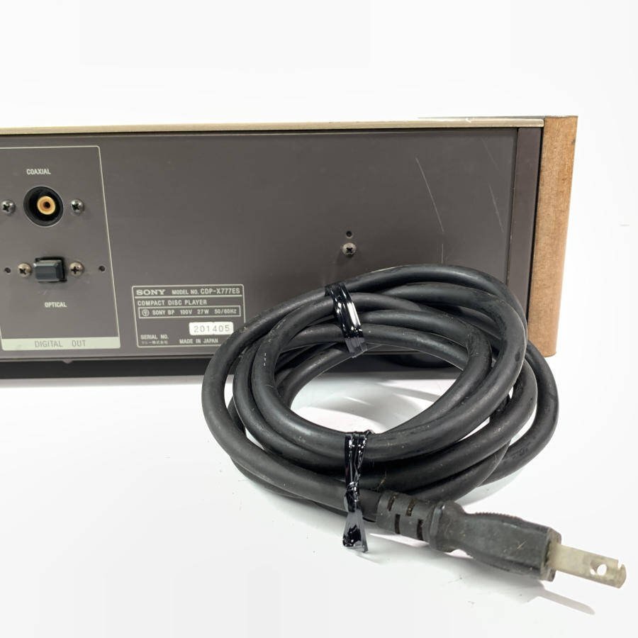 Yahoo!オークション - SONY CDP-X777ES ソニー CDプレーヤー 現状品 Yahoo!オークション - SONY CDP-X777ES ソニー CDプレーヤー 現状品