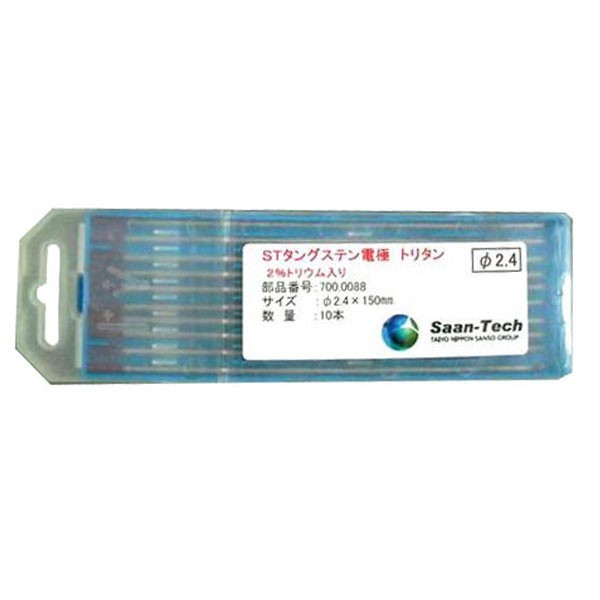 50000-302　TIG　トリタン　2.4mm　10本入り