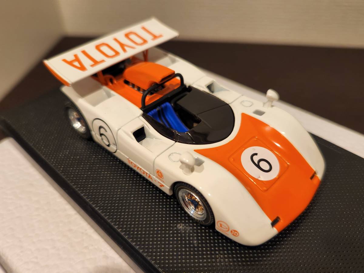 エブロ 1/43 1969 トヨタ 7 日本GP JAPAN CAN-AM No.6 ホワイト/オレンジ_画像8