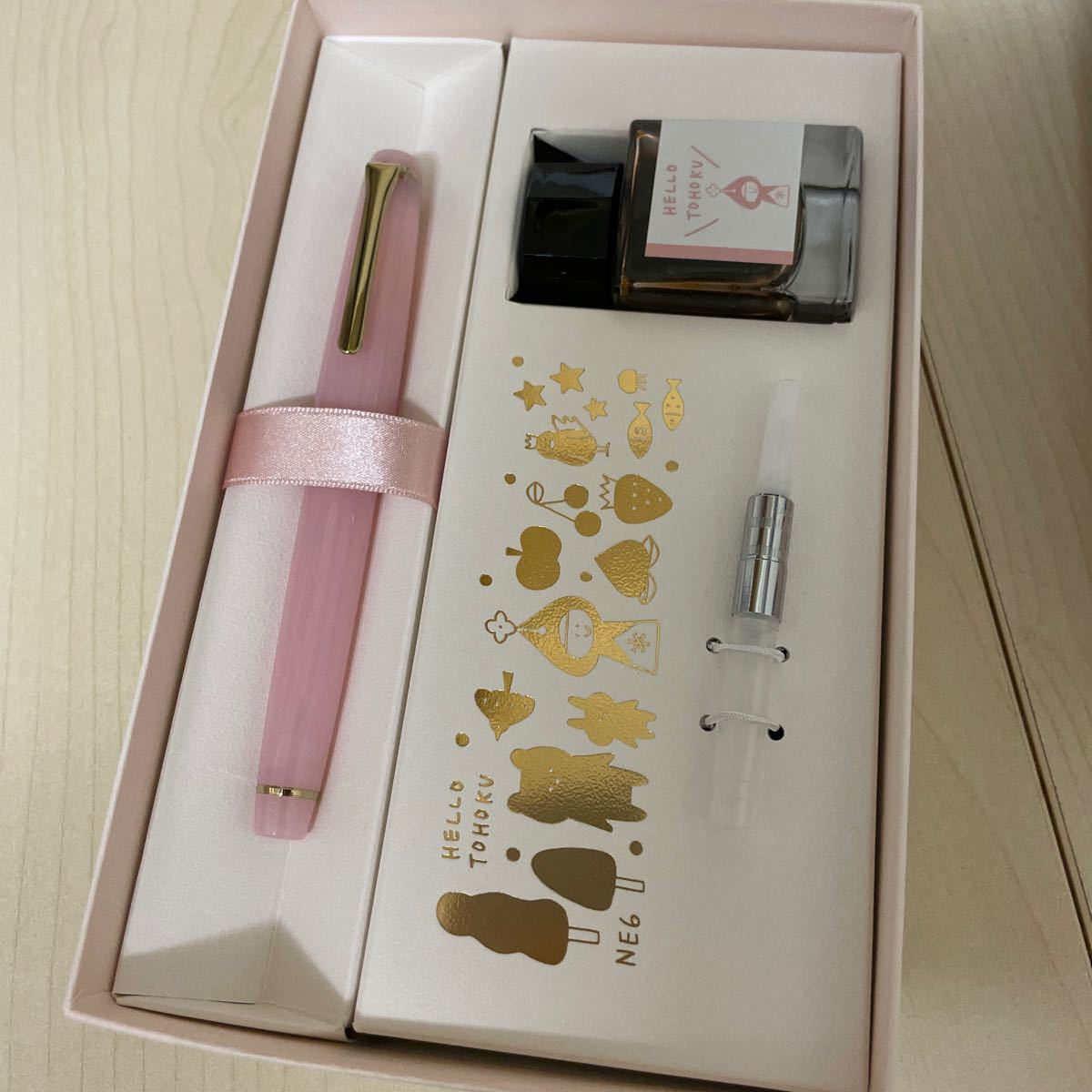 mizutama NE6 コラボ 東北限定 春風、花びより 万年筆 datum.az