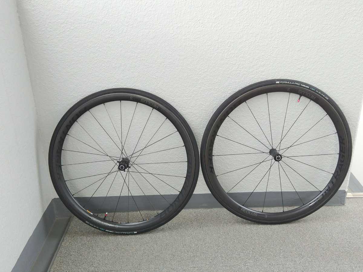 Bontrager aeolus pro 3 TLR チューブレス IRC fomula pro tubeless