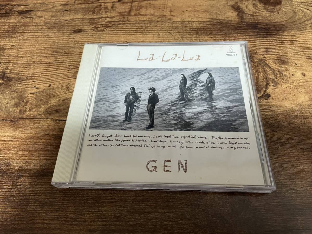 GEN CD「LA-LA-LAラ・ラ・ラ」ゲン 廃盤●_画像1