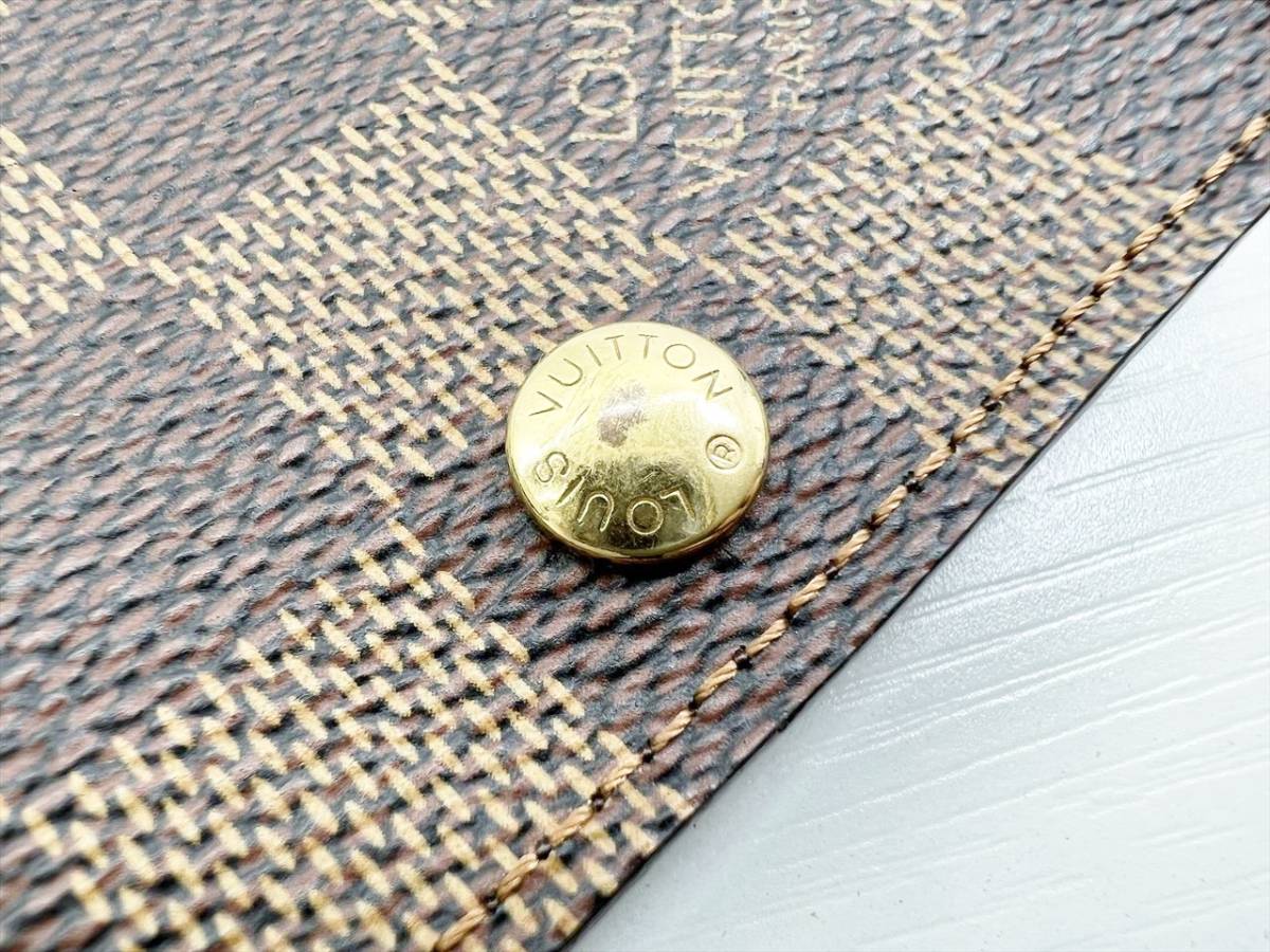 美品 Louis Vuitton ルイヴィトン ダミエ ポルトカルトID パス 美品 Louis Vuitton ルイヴィトン ダミエ ポルトカルトID パス