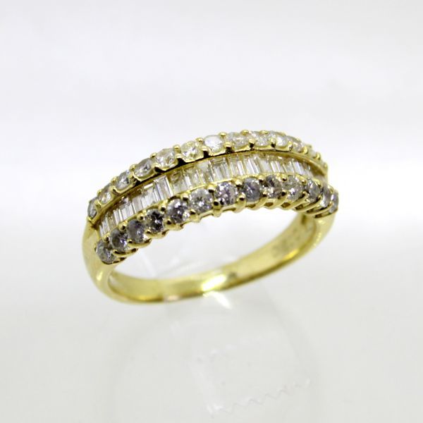 【即納】 ◎中古美品◎18金 ダイヤ 1.20ct リング 13号 イエローゴールド