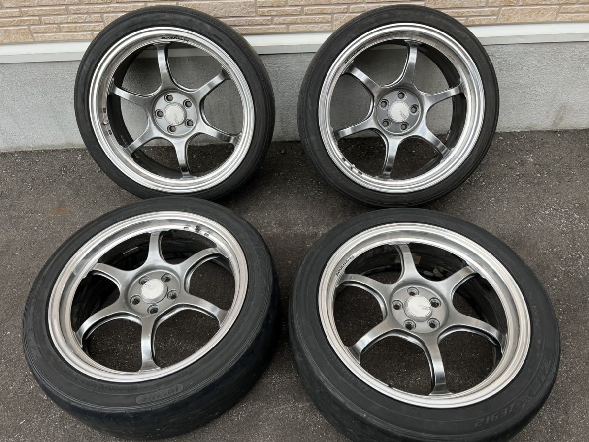 お値打ち価格で advan racing rg-d2 5h100 18 7.5j 50 4本通し