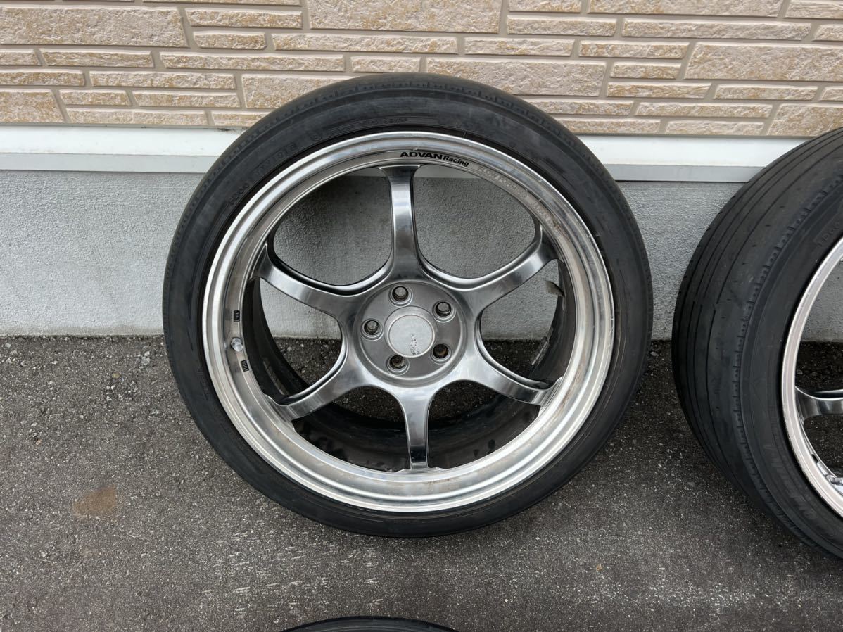 メール便対応! advan racing rg-d2 5h100 18 7.5j 50 4本通し - 通販
