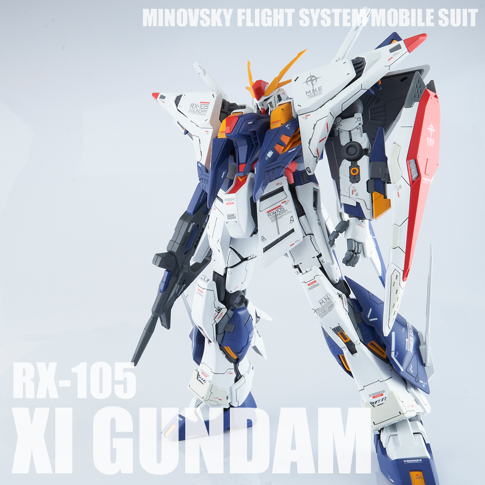 HGUC 1/144 RX-105 クスィーガンダム 改修塗装済み完成品 - プラモデル