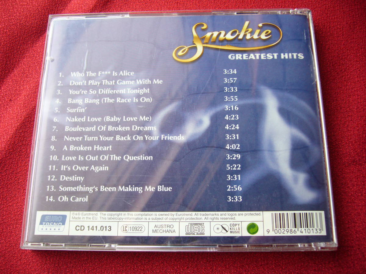 [CD] SMOKIE / GREATEST HITS - CD 3 ☆ディスク美品_画像2