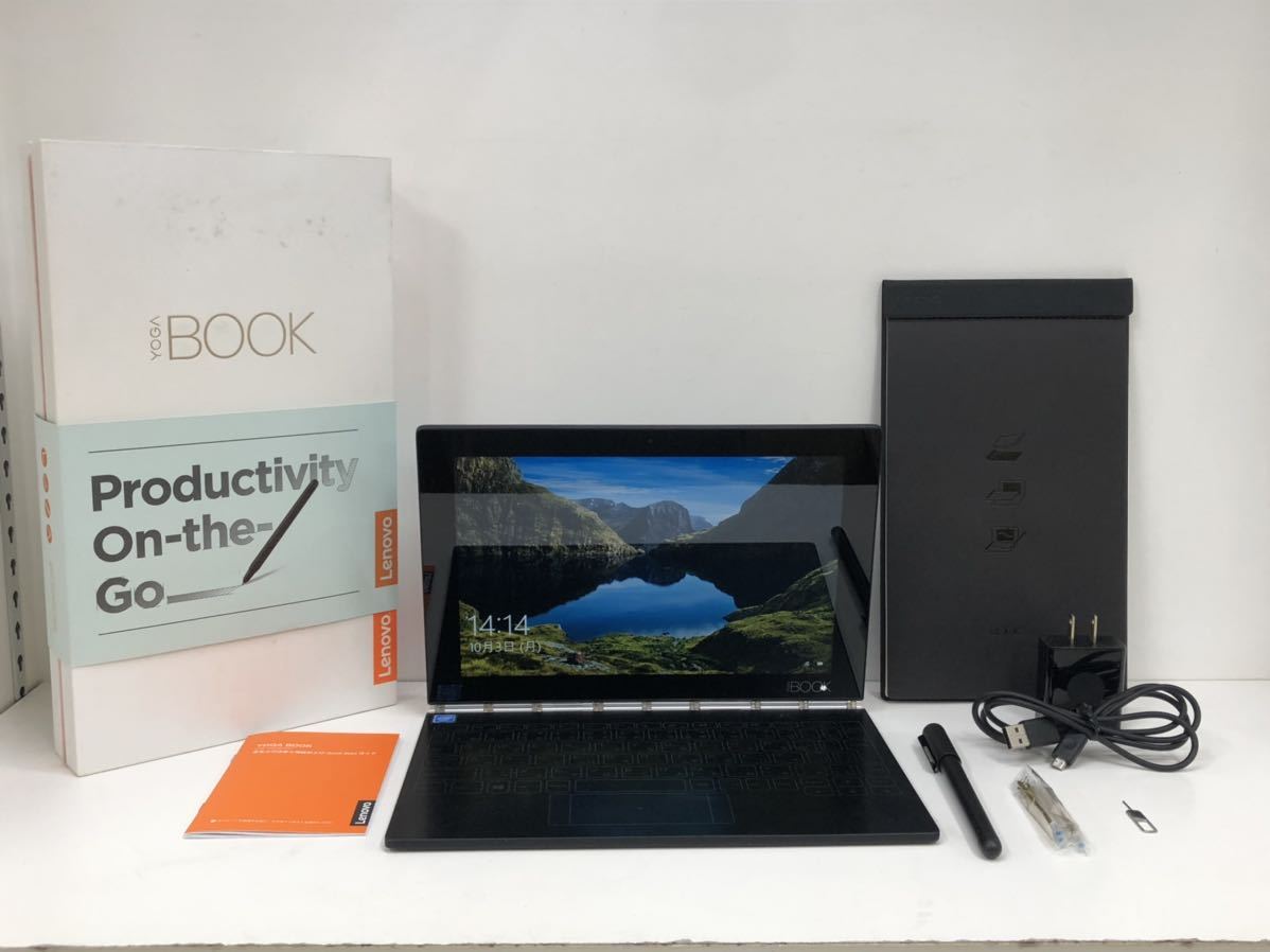 Lenovo レノボ YOGA BOOK Lenovo YB1-X91L Windows 10 Atom x5-Z8550 1.44GHz 4GB  64GB ノートパソコン