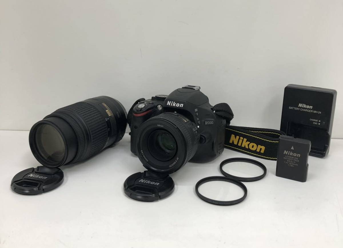 Nikon ニコン デジタルカメラ D5100 ダブル ズームレンズキット18-55