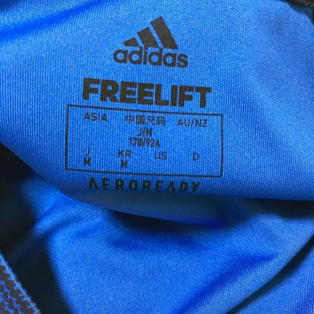 Adidas/アディダス 半袖Ｔシャツスポーツウェア 半袖 ブラック ブルー サイズM メンズ_画像3