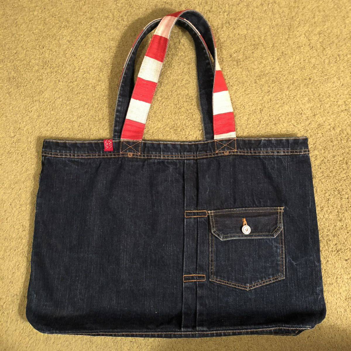 visvim ビズビム トートバッグ デニム クリーニング済み 送料 visvim ビズビム トートバッグ デニム クリーニング済み 送料