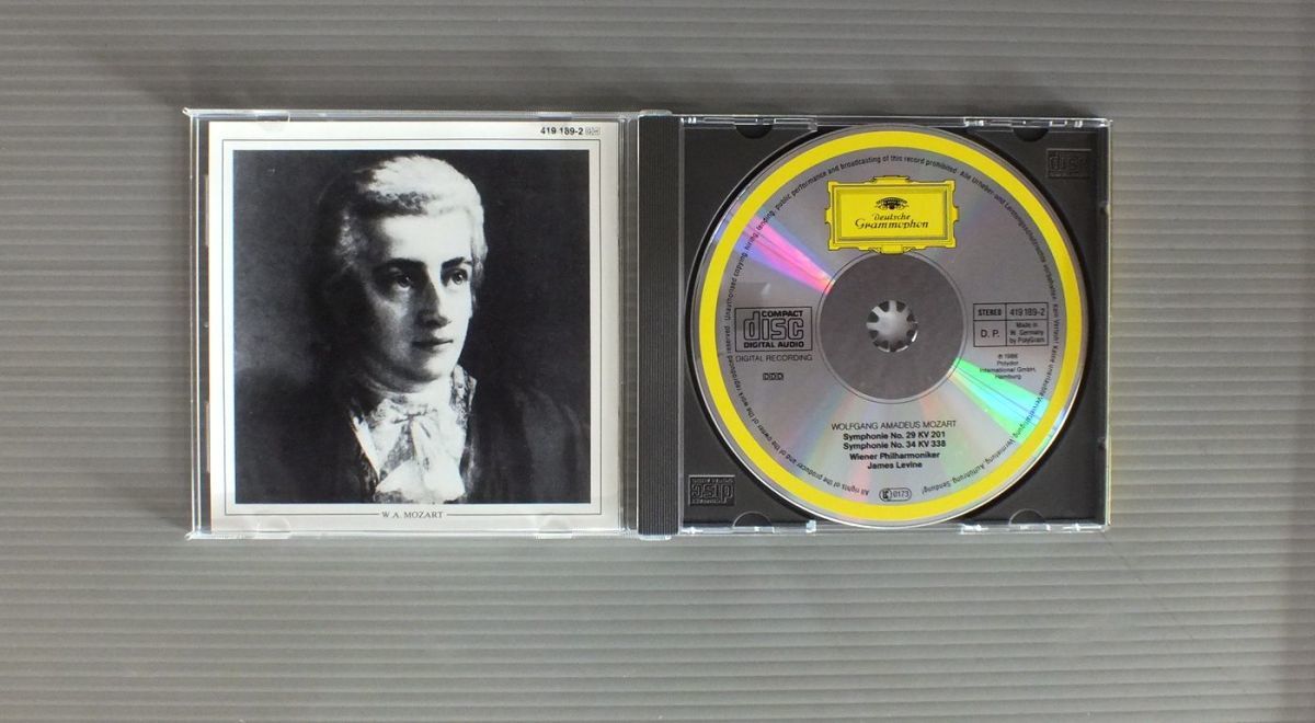 ★独CD LEVINE-WIENER PHILHARMONIKER/MOZART-SYM. NO.29 & 34★_画像2